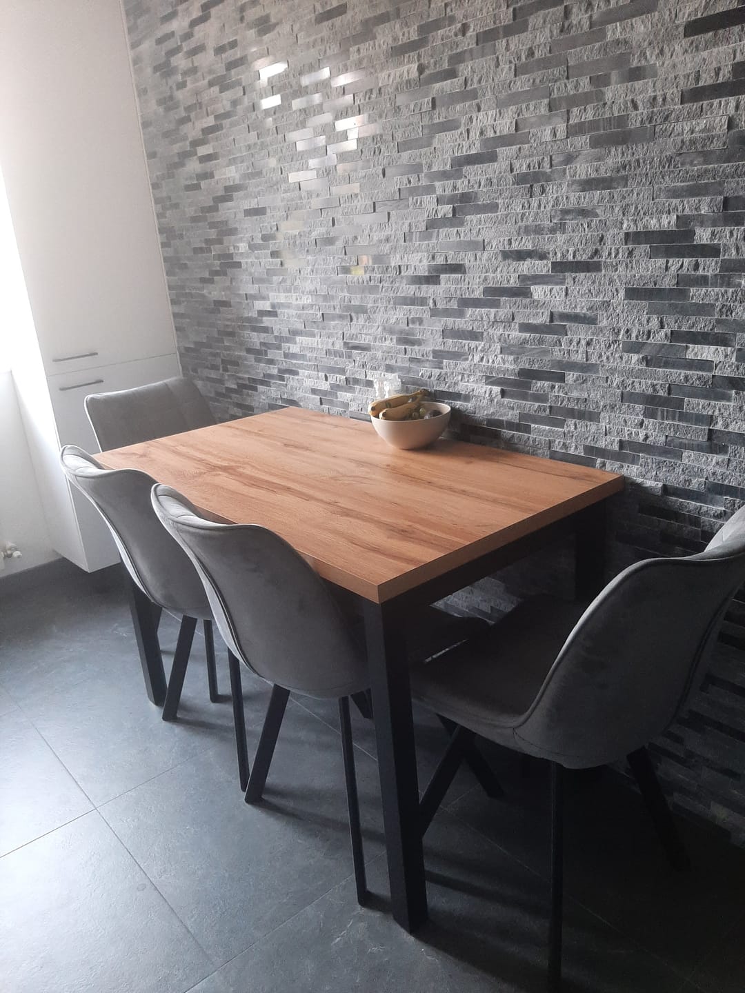 Customer photo review of Masa COBALT, stejar/negru, PAL furniruit, 120x68x77 cm