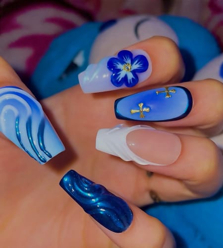 Customer photo review of Custom Nails