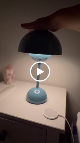 Customer video review of Bordslampa - Svamplampa Flowerbud - Batteridriven 5000 mAH