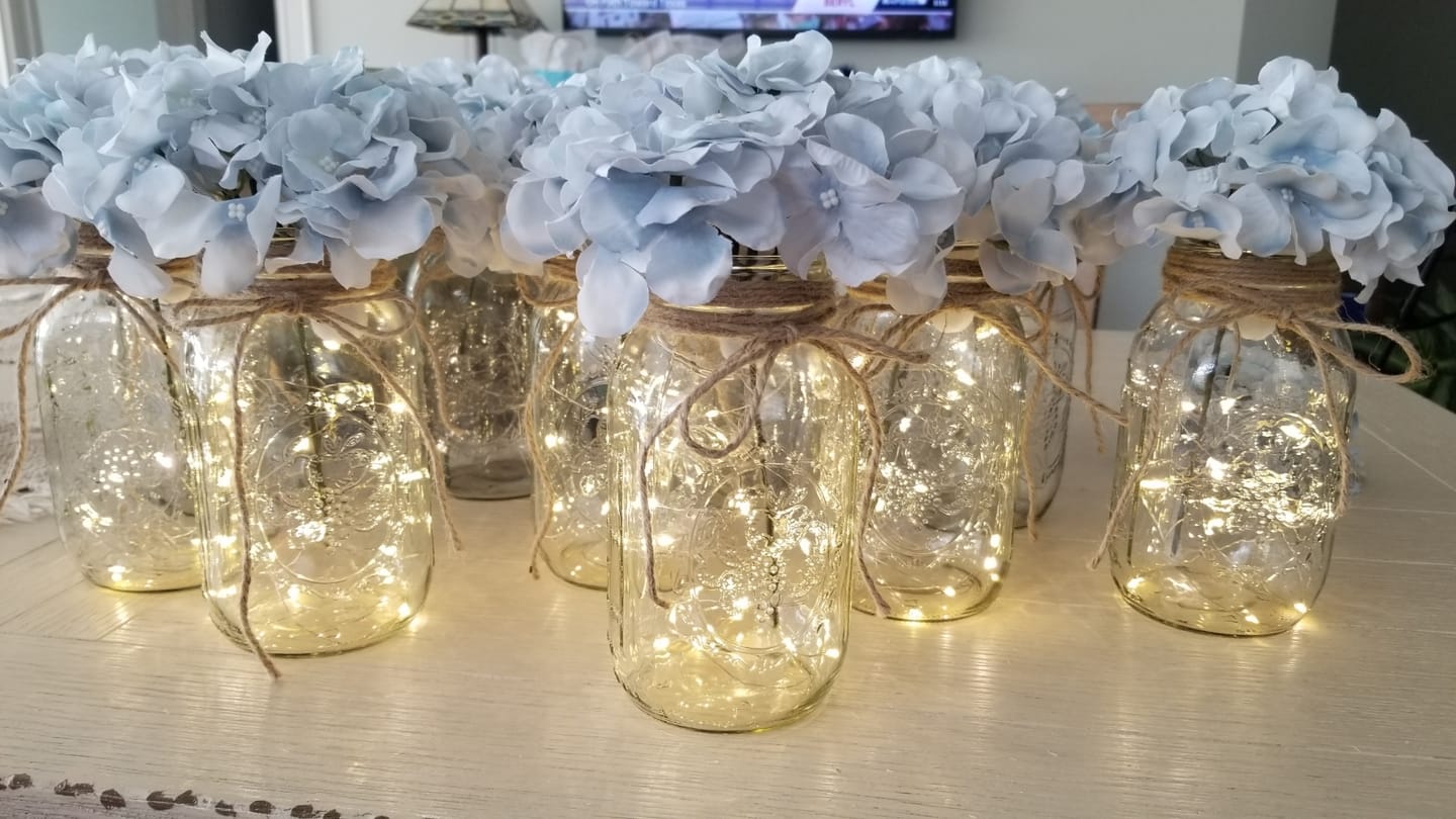 Customer photo review of Clearance Bulk Exclusive 26 Colors Silk Hydrangea with Stems for DIY Floral Arrangements and Bouquets Wholesale