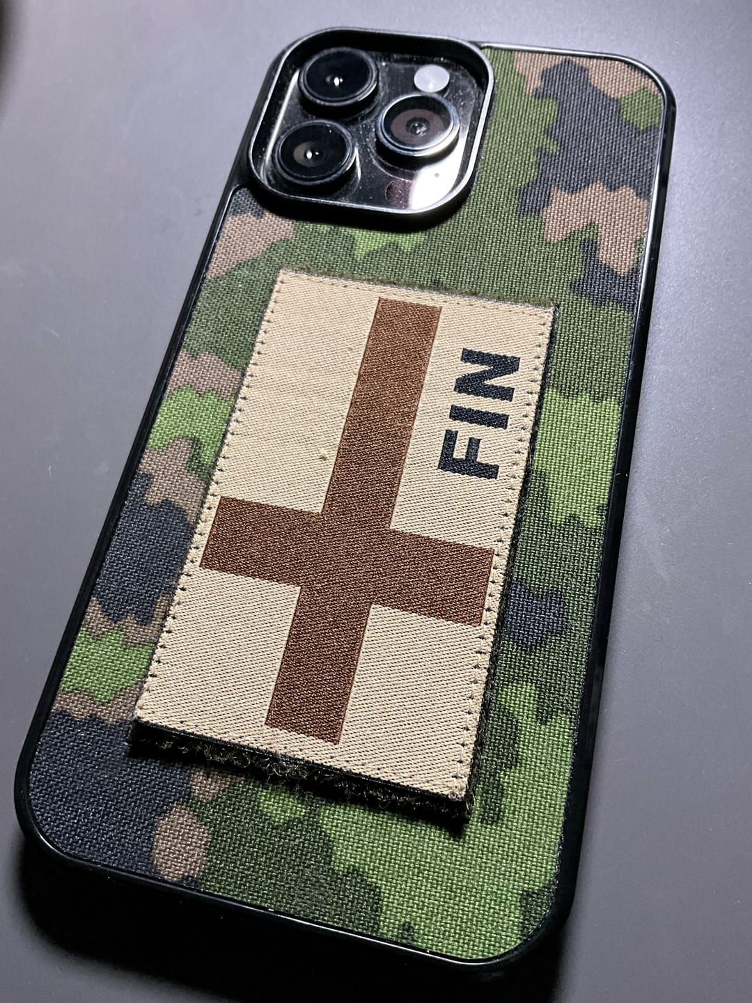 Customer photo review of Velcro Phone Cases