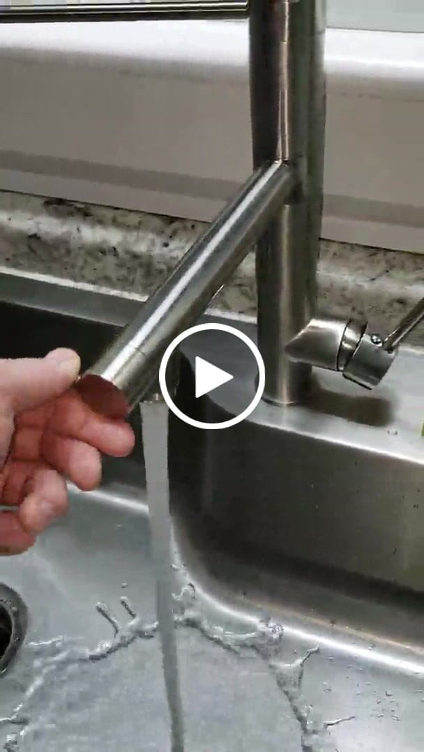Customer video review of Gothenburg - Pull Down Spray Dual Handle Swivel Spout Kitchen Faucet