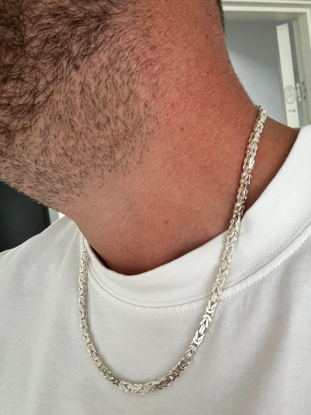 Customer photo review of Kejsarlänk Halsband 4.5mm - 925 Silver