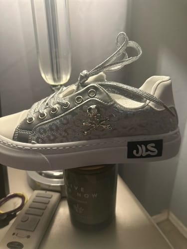 Customer photo review of Just Love Skulls Wonder Shoes