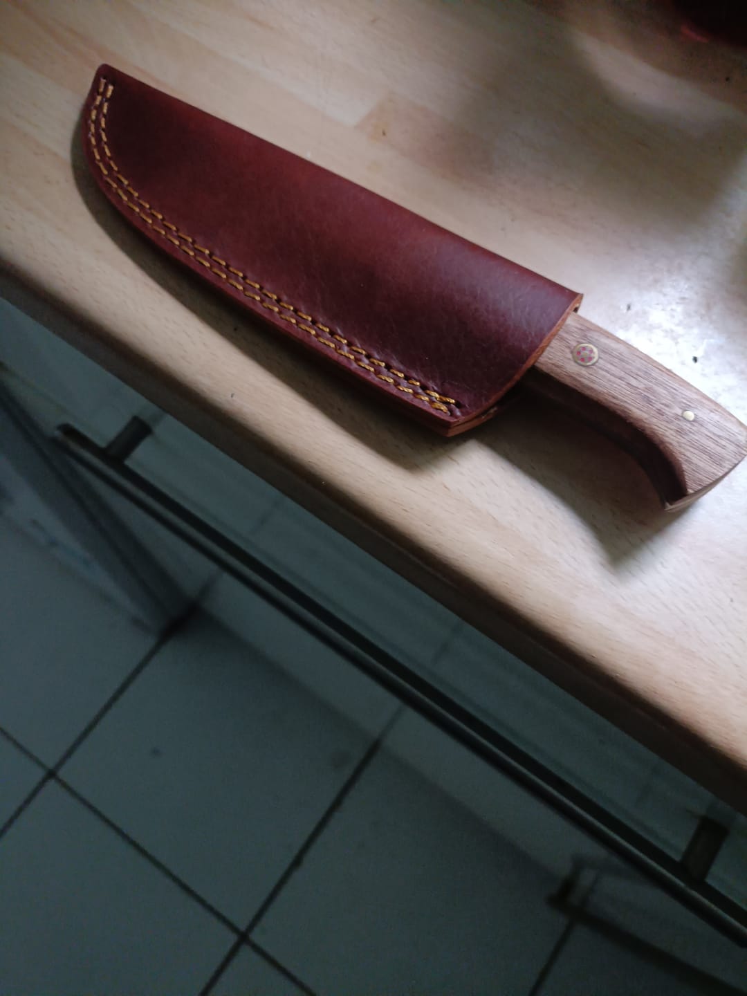 Customer photo review of Seconds Lucky Dip Damascus Knife