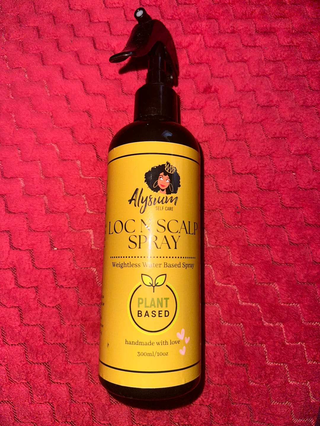 Customer photo review of Plant Based Loc & Scalp spray