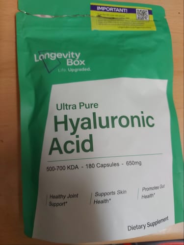 Customer photo review of Hyaluronic Acid Supplement