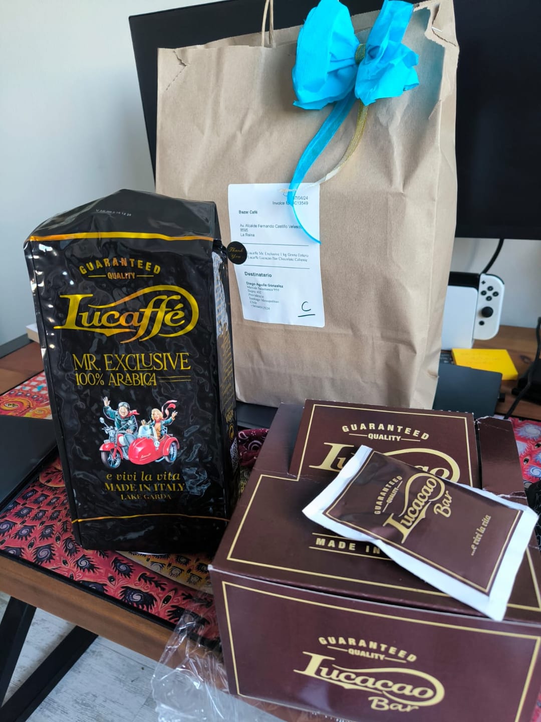 Customer photo review of Lucaffe Mr. Exclusive 1 kg Grano Entero