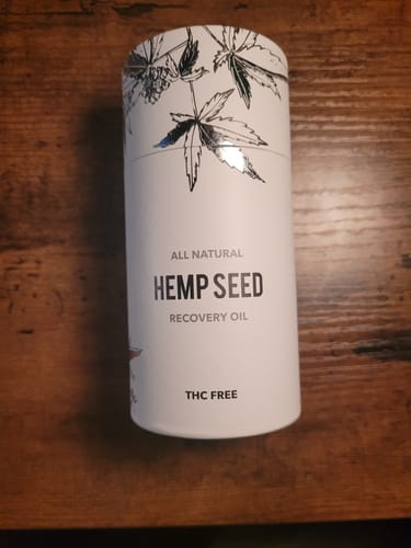Customer photo review of Hemp Seed Recovery Oil