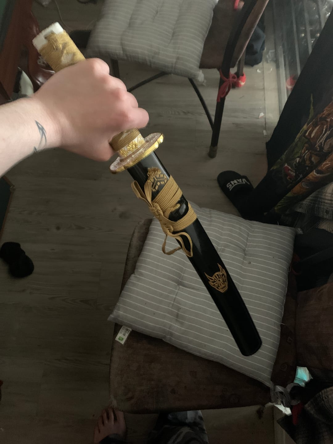 Customer photo review of Custom Tanto Build your own Tanto sword