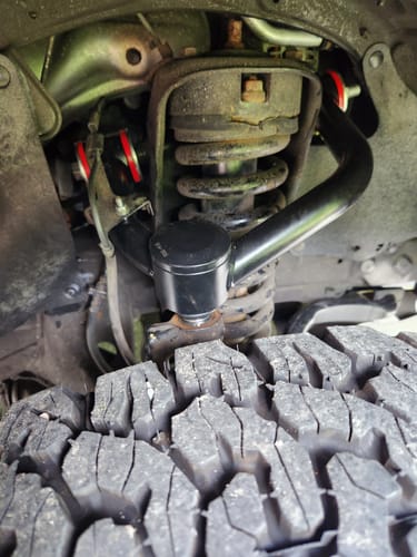Customer photo review of For 2-4" Lift 2005-2023 6 lug Toyota Tacoma Front Upper Control Arm Suspension Lift Kit
