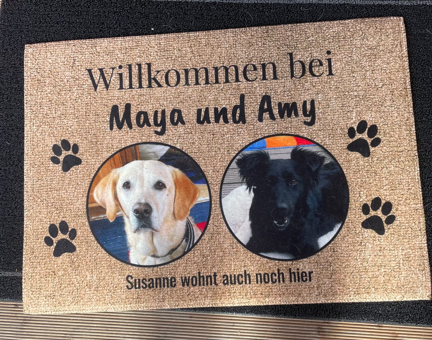 Customer photo review of Eigenes Foto - Individuelle Fußmatte