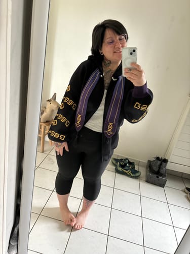 Customer photo review of Genshin Zipper Hoodie [In-Stock]