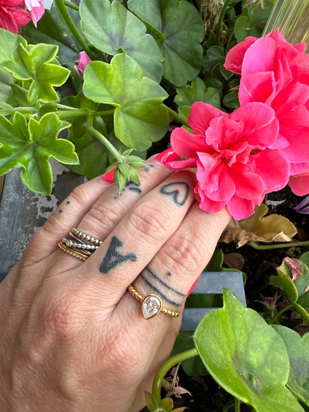 Customer photo review of Dotty Ring | 18K vergoldet
