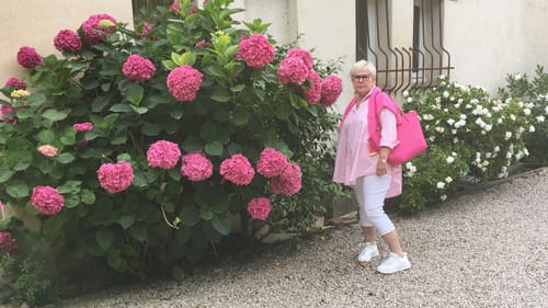 Customer photo review of SUSA Bluse - rosa/weiß gestreift