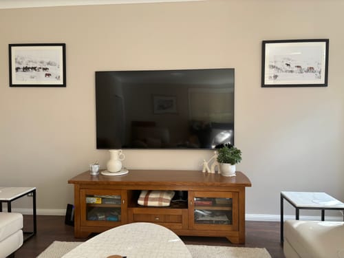 Customer photo review of Snowy Mountains Brumbies II Art Print