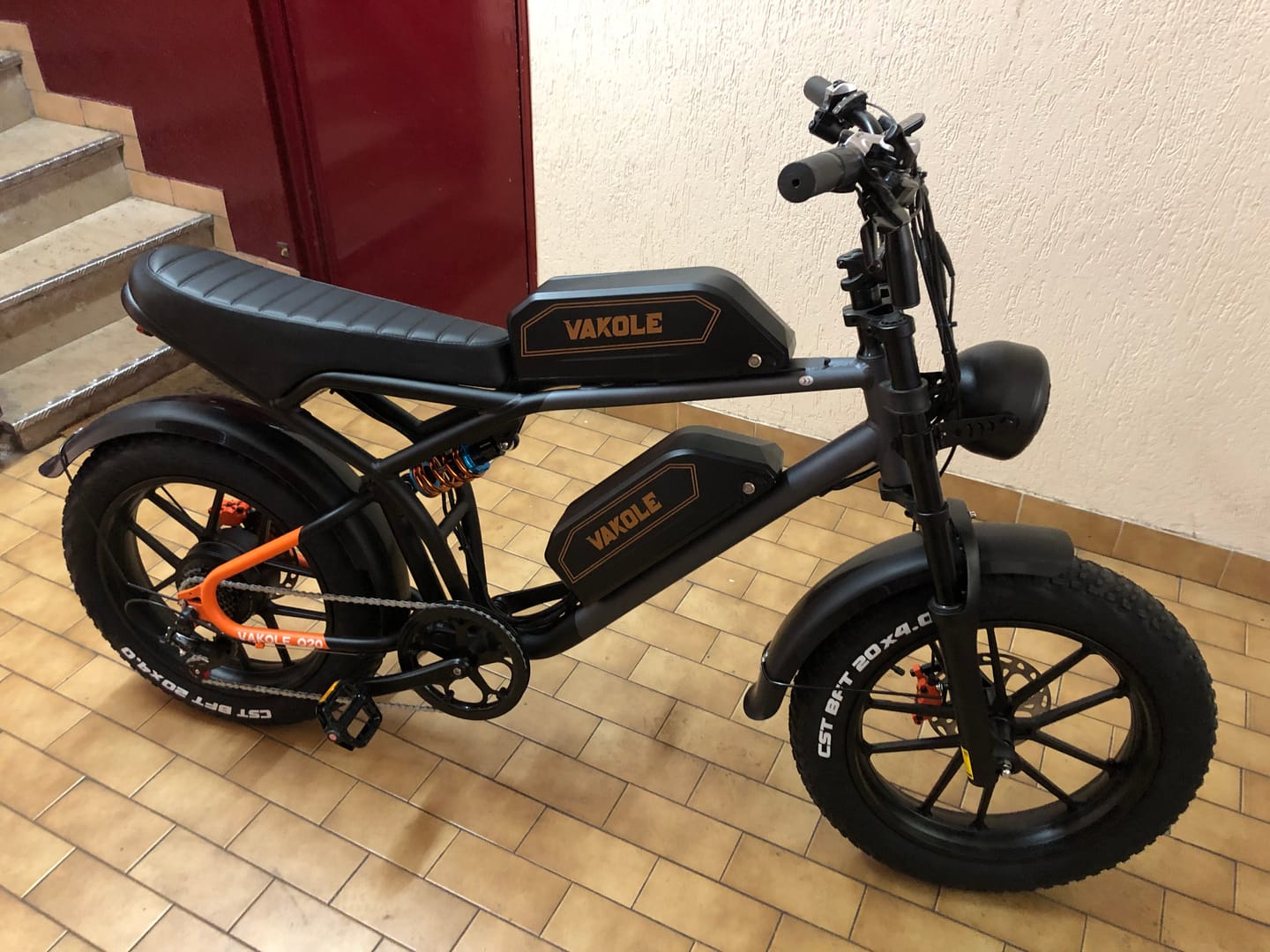 Customer photo review of Vakole Q20 750W 20" Fat Bike Full Suspension E-Mountain Bike EMTB