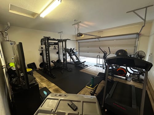Customer photo review of Major Fitness B52 All-In-One Home Gym Smith Machine
