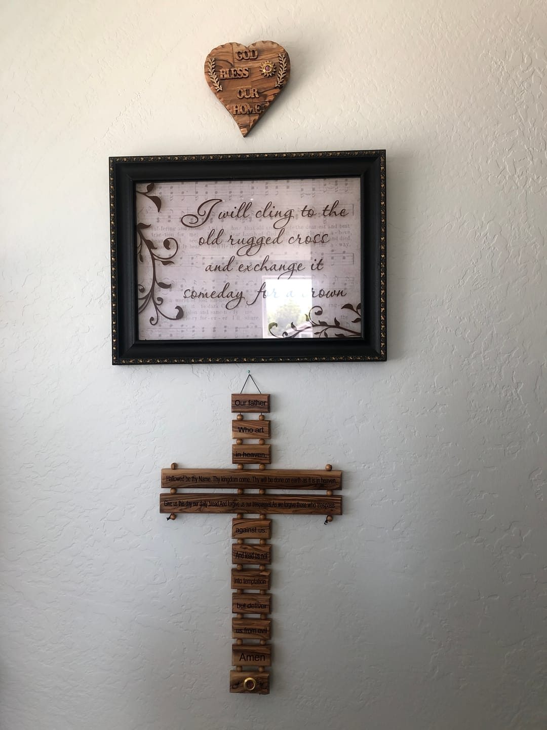 Customer photo review of God Bless Our Home Wall Plaque with Holy Land Incense 5.5"