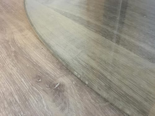 Customer photo review of Silikon-Dichtlippe Schmutzlippe für Glasplatte, Kaminplatte, Ofenplatte, Bodenplatte - FLEX