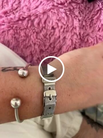 Customer video review of Mesh charm name silver