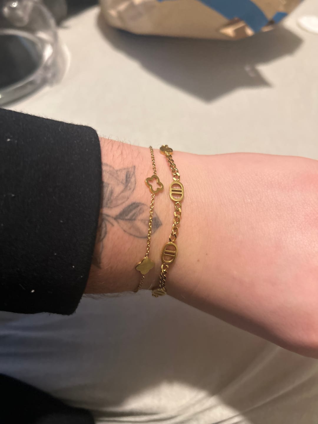 Customer photo review of Five Prestige Armband | 18K vergoldet
