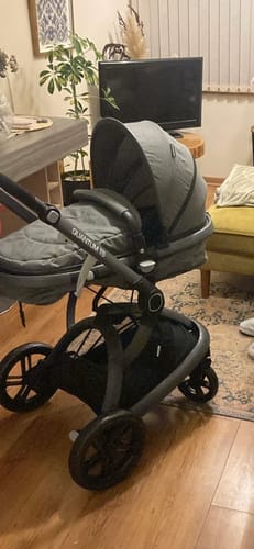 Customer photo review of Coche Cuna travel system Quantum Gris