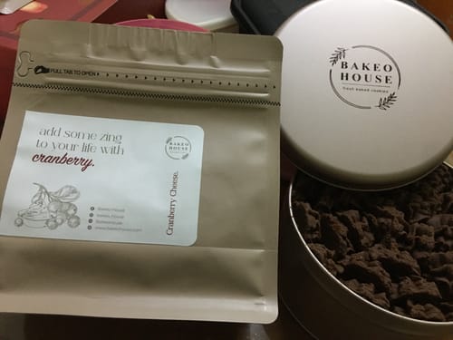 Customer photo review of Cranberry Cheese Butter Cookies