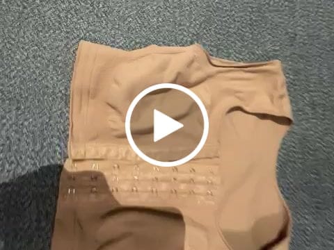 Customer video review of Aesthetic Compression Front Closure Breast and Back Support Breast Shaper