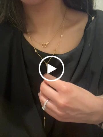 Customer video review of North Drop Necklace