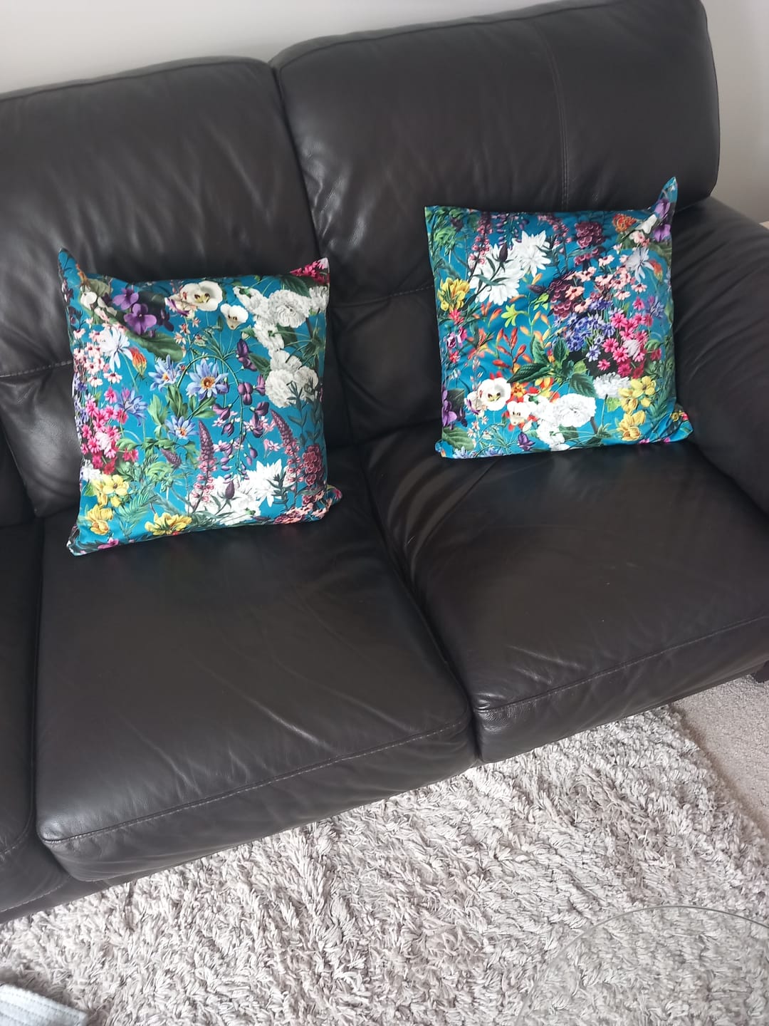 Customer photo review of Summer Floral Digital Velvet Fabric