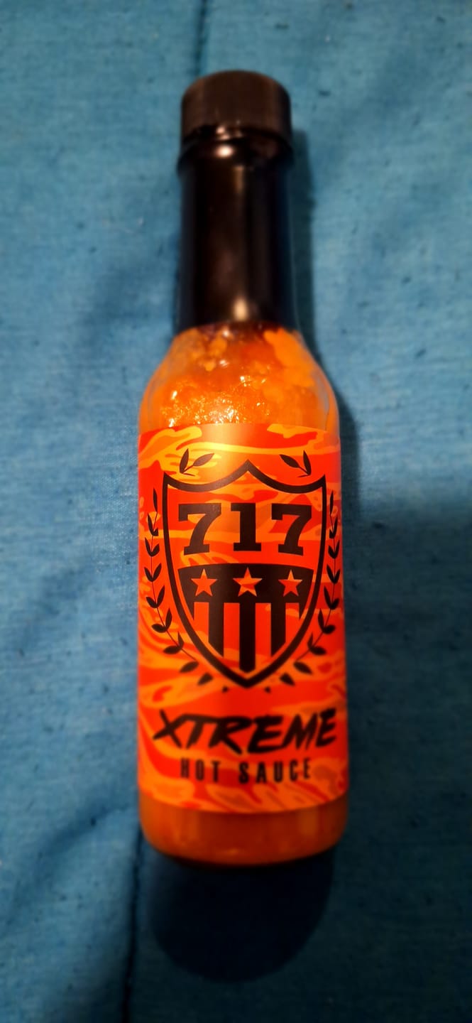 Customer photo review of 717 Xtreme Hot Sauce - USA Grown & Made