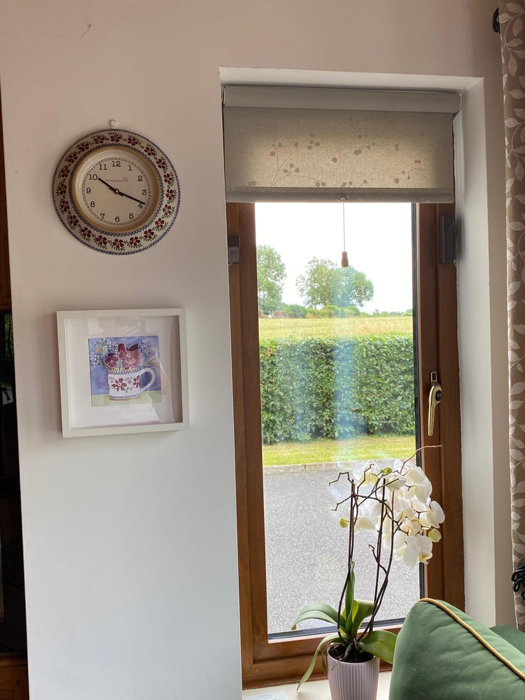 Customer photo review of Large Wall Clock Old Rose