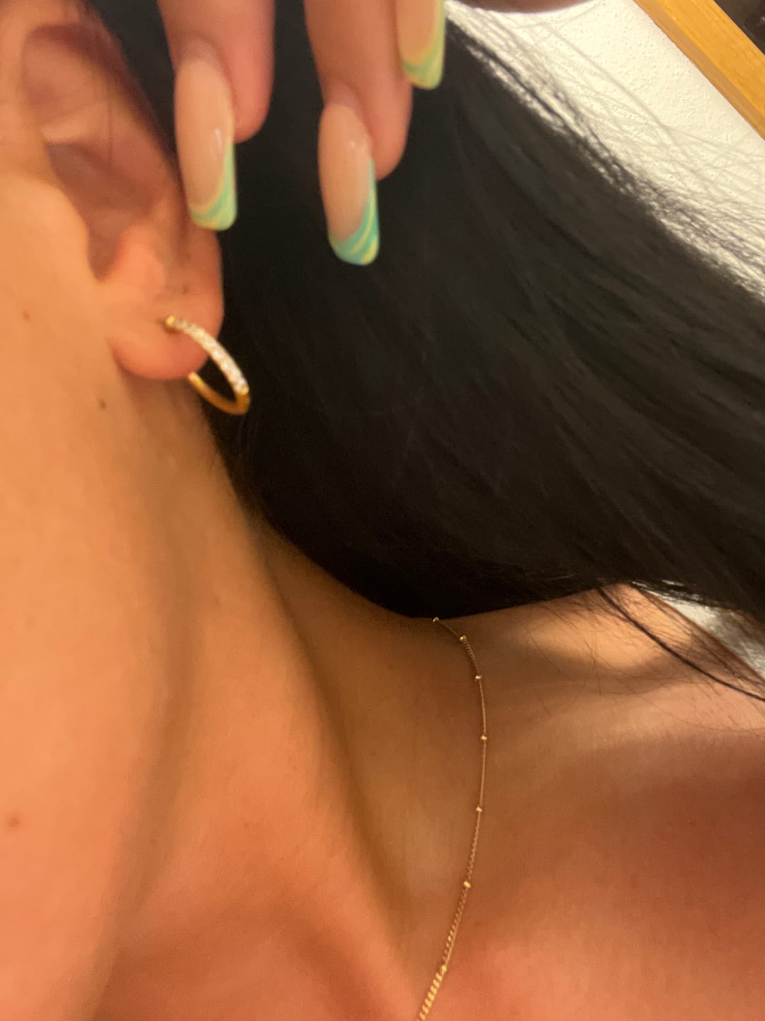 Customer photo review of Klara Ohrringe | 18K vergoldet