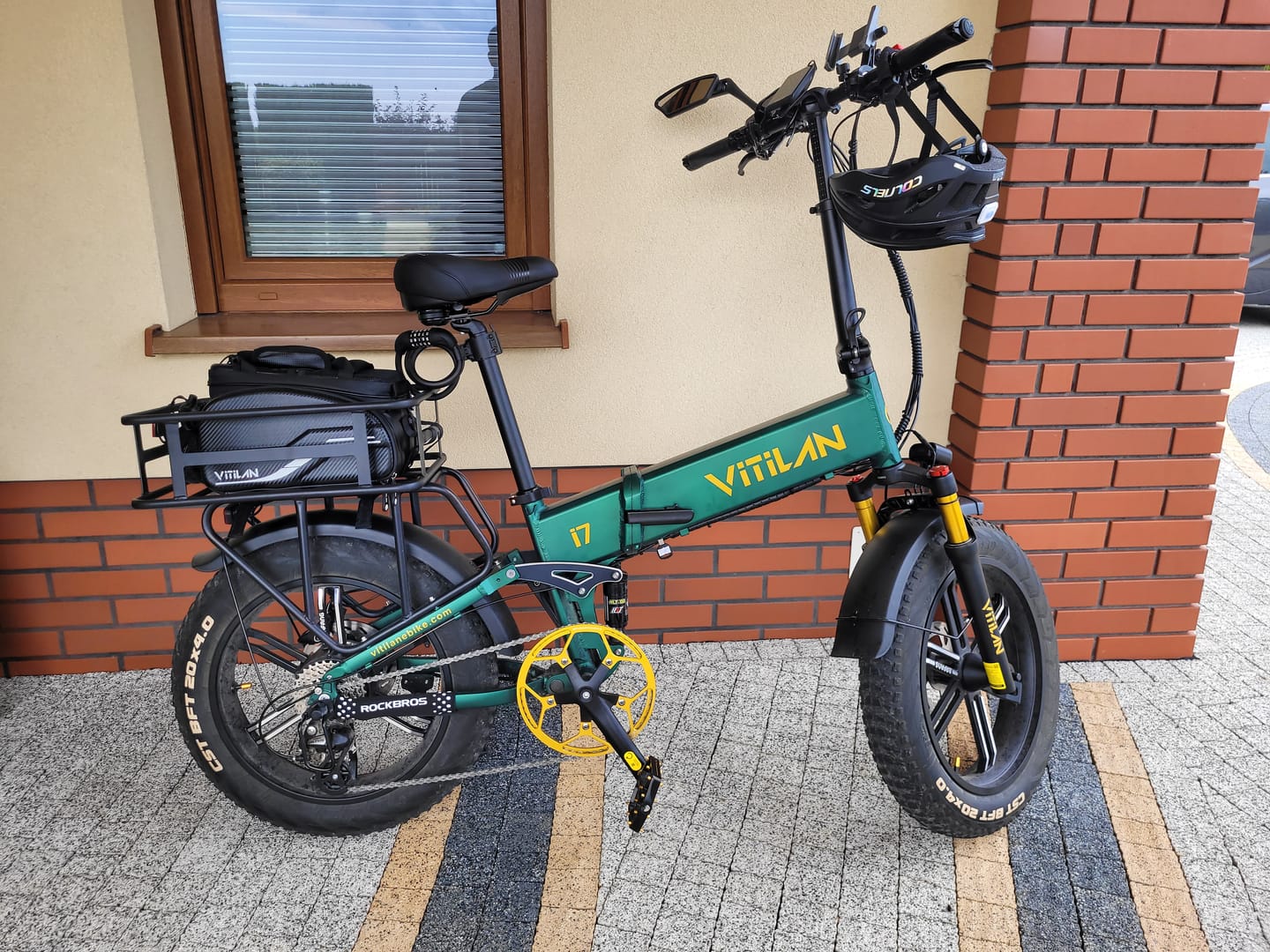 Customer photo review of I7 Pro Folding Full Suspension Electric Bike