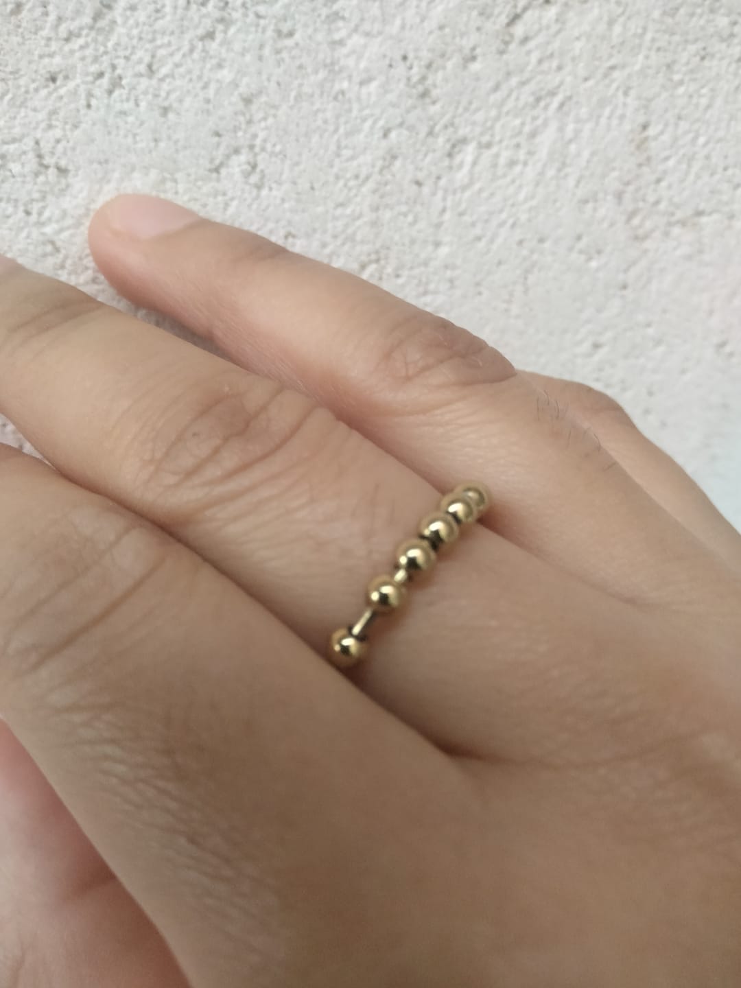 Customer photo review of Anillo Anti-Ansiedad