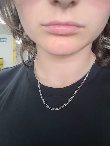 Customer photo review of Gigi Necklace - Silver