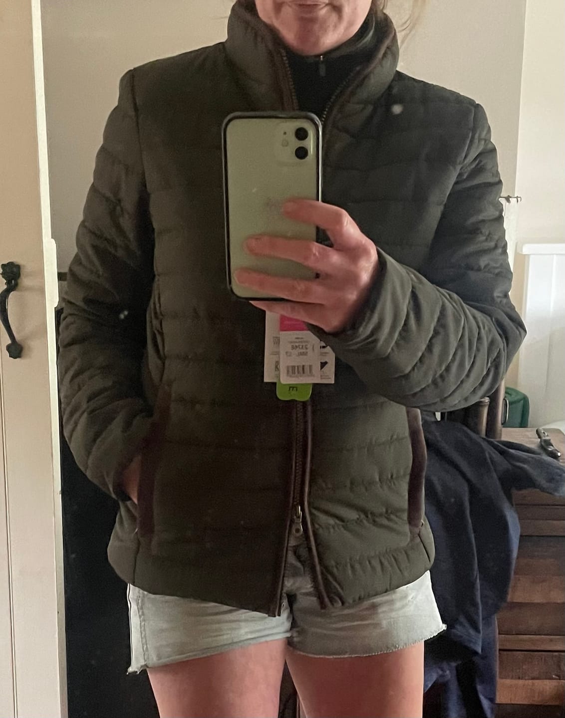 Customer photo review of Alma Ladies Quilted Jacket 2376