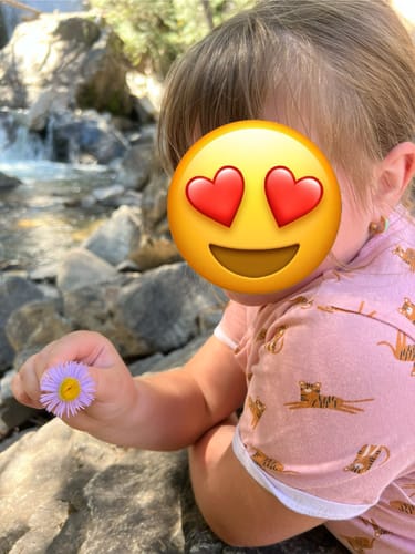 Customer photo review of Ocean Blue Opal Huggies