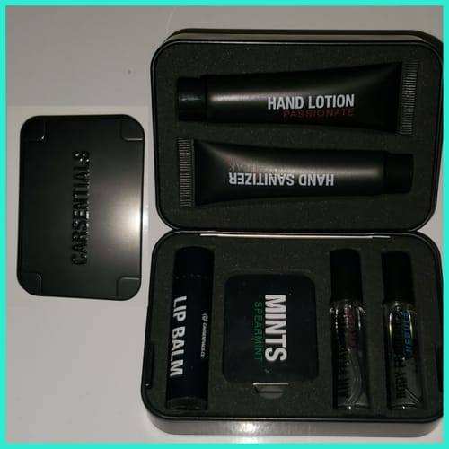 Customer photo review of CARSENTIALS® Store-In-Vehicle Self Care Kit