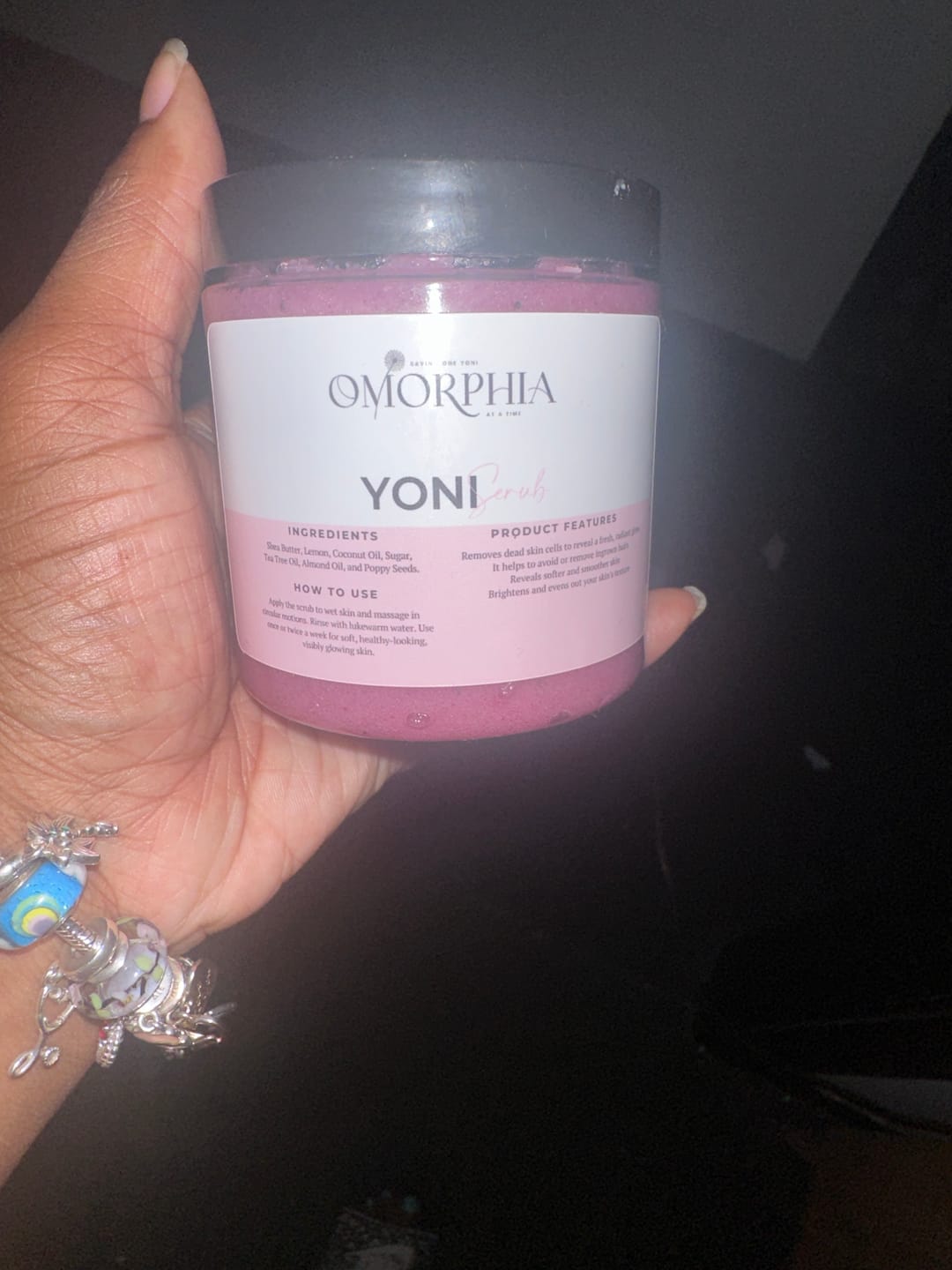Customer photo review of Yoni Scrub