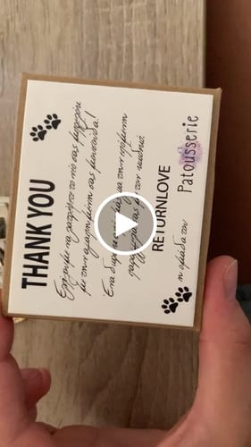 Customer video review of Μπρελόκ με Εσας και το Κατοικίδιο σας