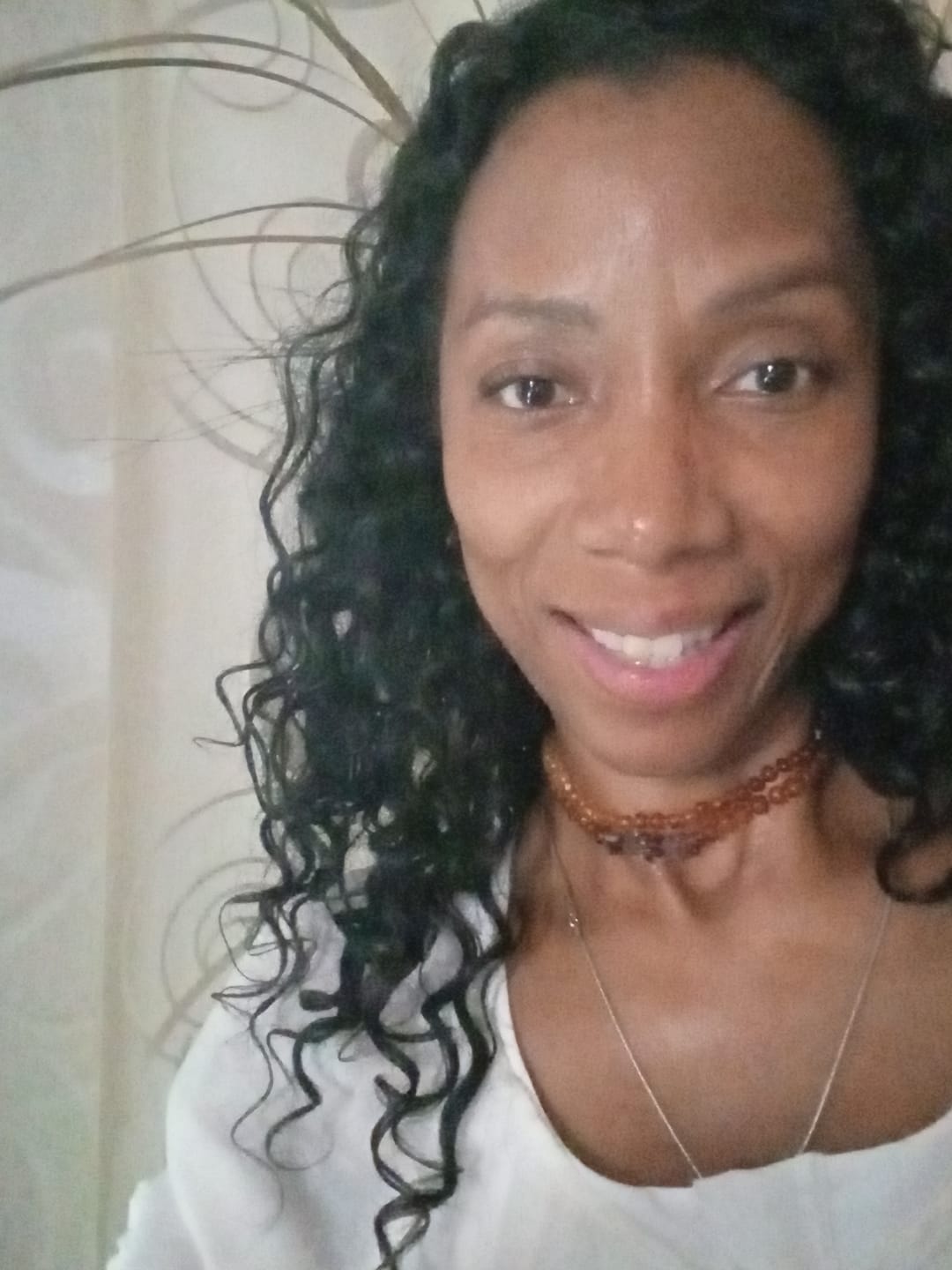Customer photo review of Raw Ombre Baltic Amber || Necklace