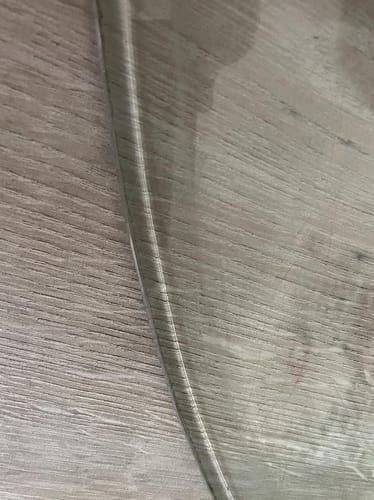 Customer photo review of Silikon-Dichtlippe Schmutzlippe für Glasplatte, Kaminplatte, Ofenplatte, Bodenplatte - FLEX