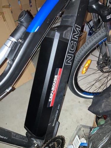 Customer photo review of 48V 17.5Ah / 840Wh Dorado 458mm Samsung eBike Battery CPGRX48-17.5