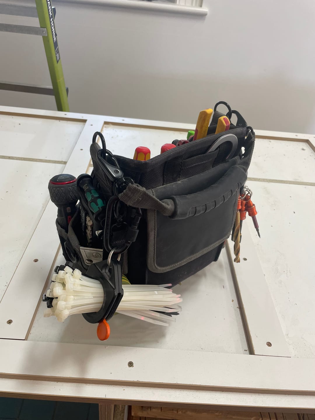 Customer photo review of Aluminium Cable Tie Holder