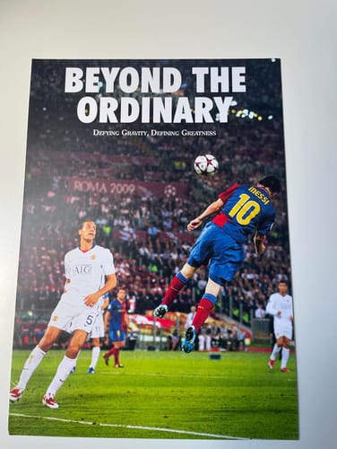 Customer photo review of Messi - Beyond the Ordinary