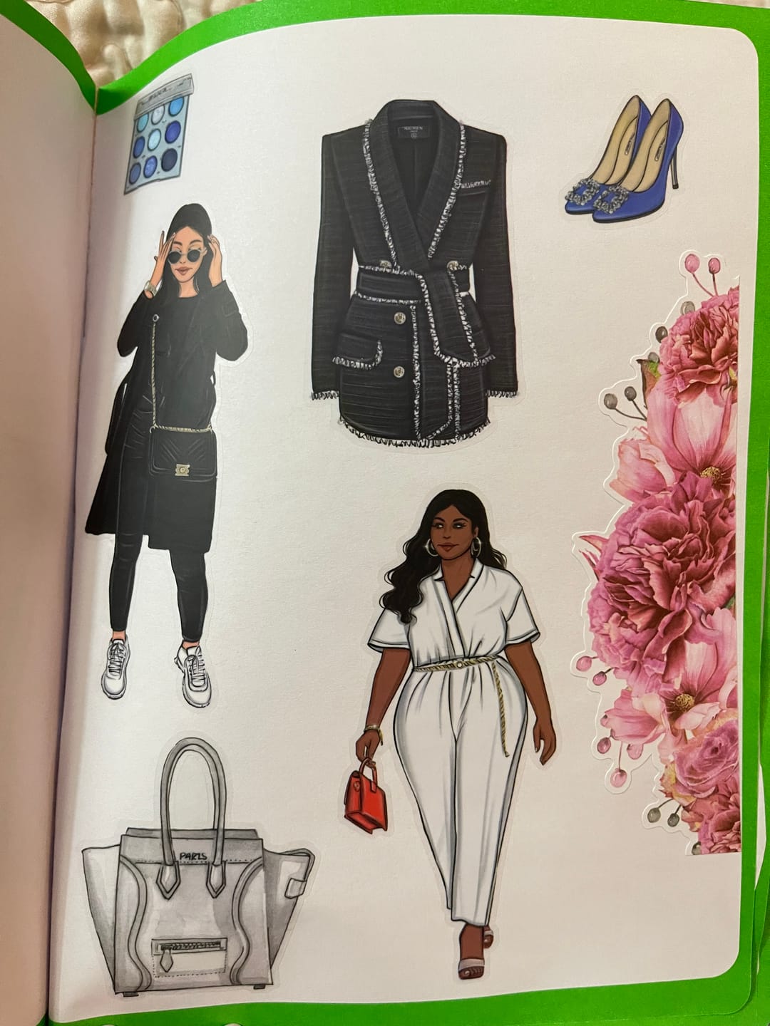 Customer photo review of Live In The Moment Sticker Book