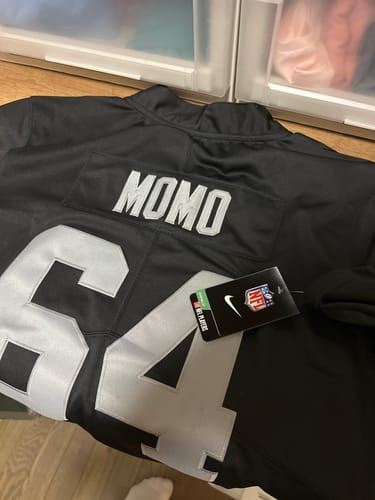Customer photo review of Twice Las Vegas Raiders Jersey