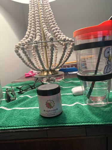 Customer photo review of Magnesium Zen Sleep Cream